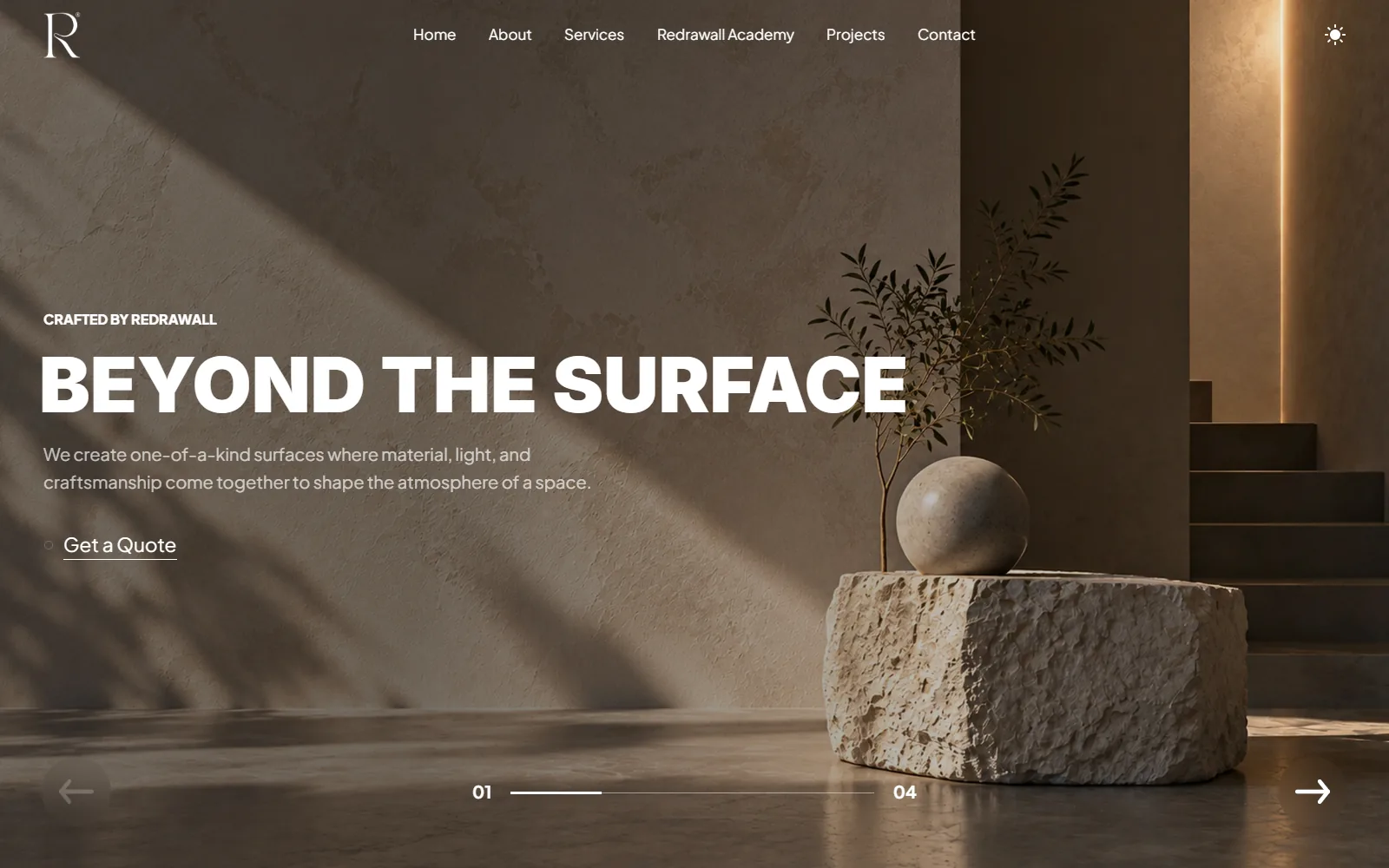 Redrawall web sitesi ekran görüntüsü